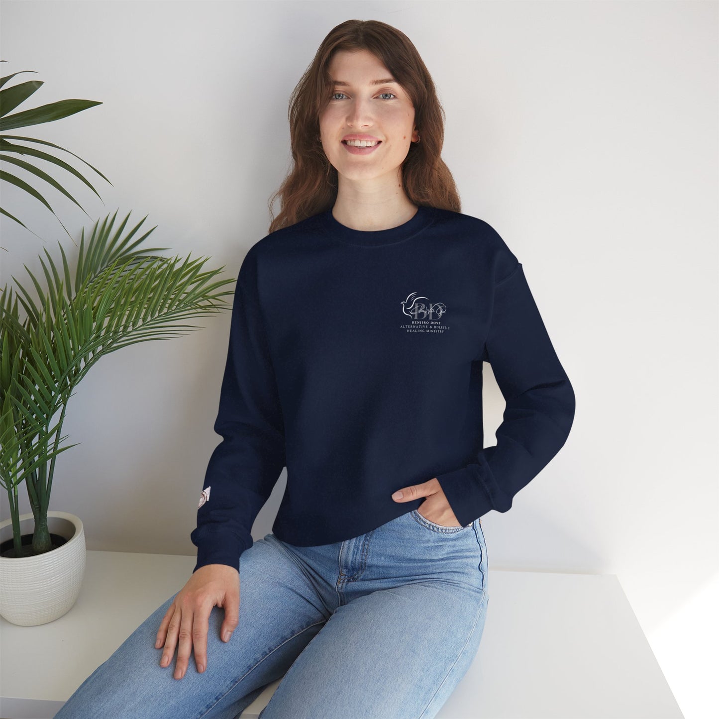 Pray Crewneck Sweatshirt - Faith Inspired Unisex Heavy Blend