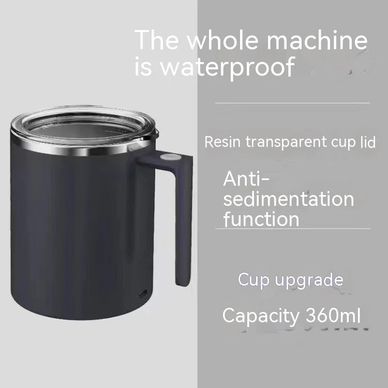 Smart Rechargeable Magnetic Automatic Mixing Coffee Cup 
