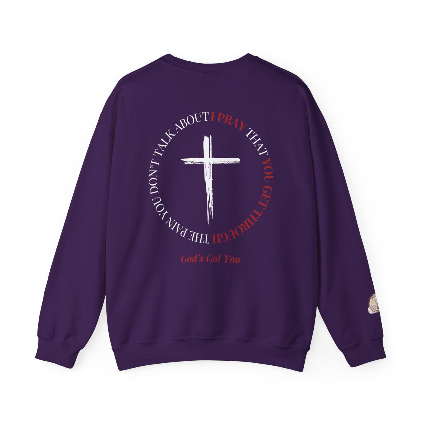 Pray Crewneck Sweatshirt - Faith Inspired Unisex Heavy Blend