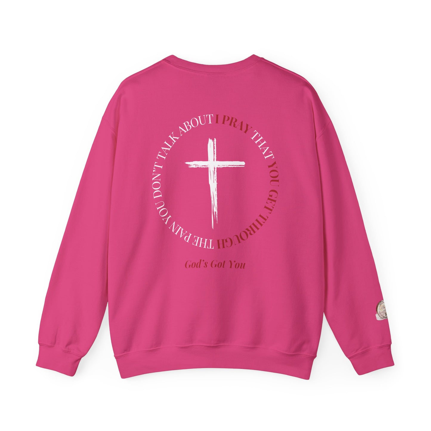 Pray Crewneck Sweatshirt - Faith Inspired Unisex Heavy Blend