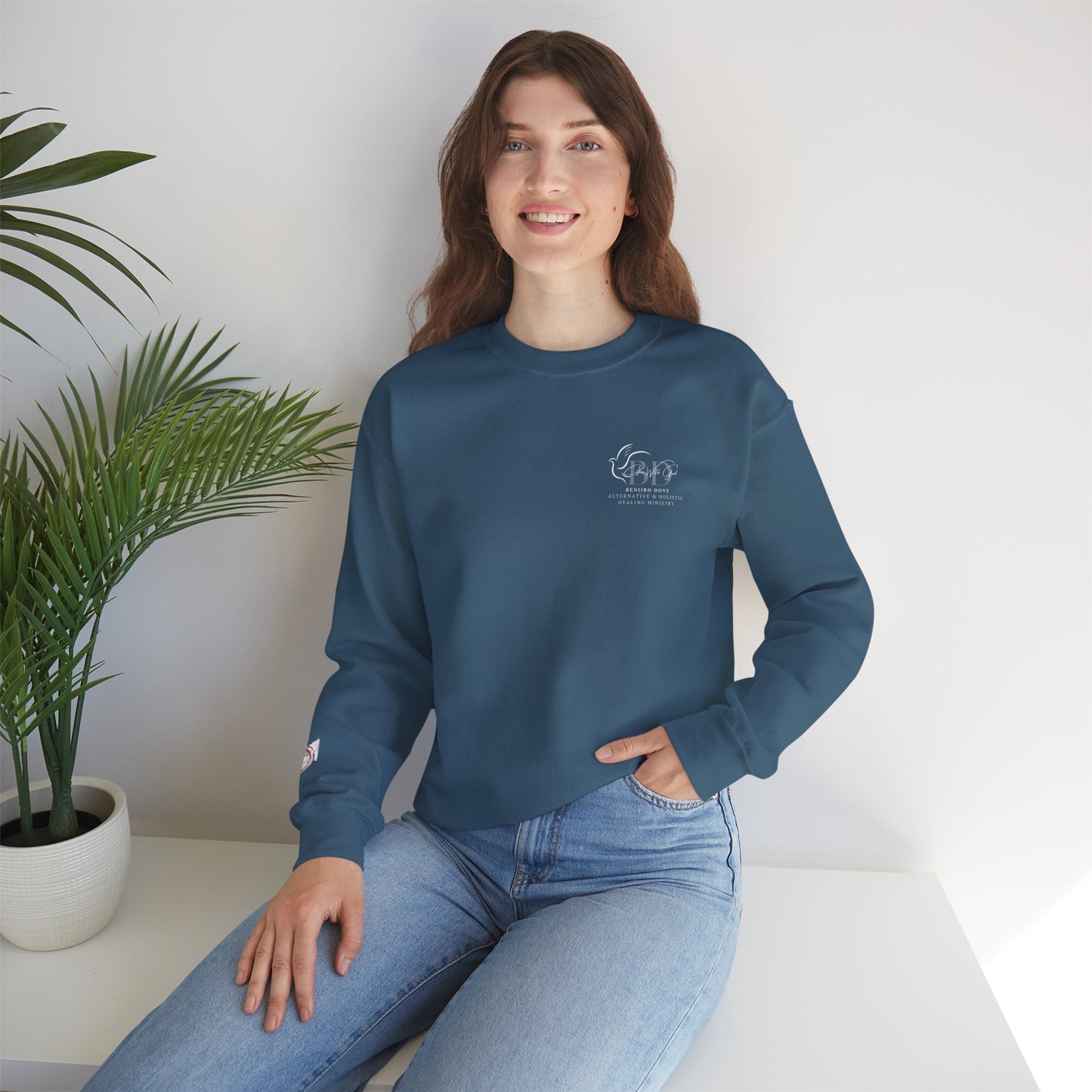 Pray Crewneck Sweatshirt - Faith Inspired Unisex Heavy Blend