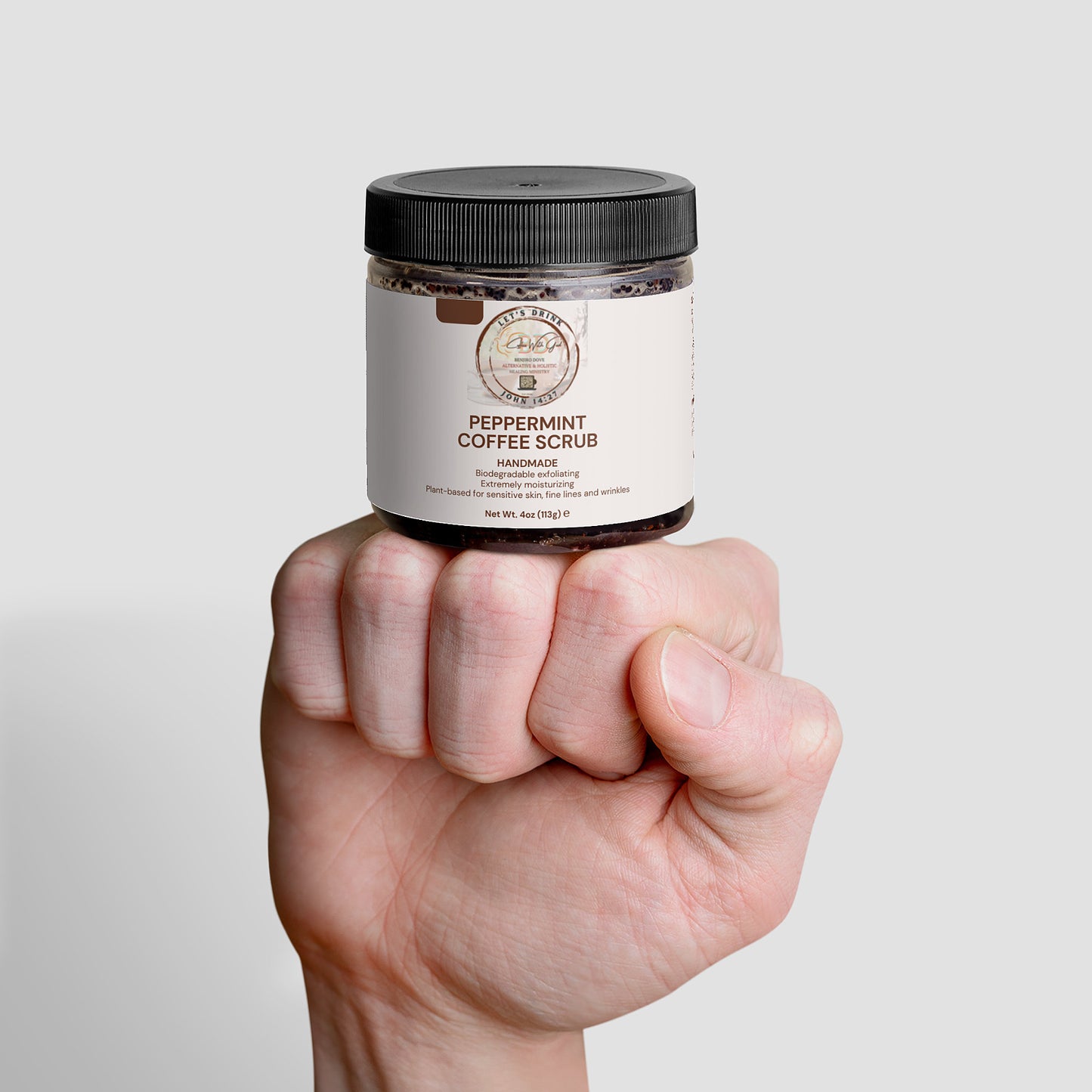 Peppermint Coffee Scrub