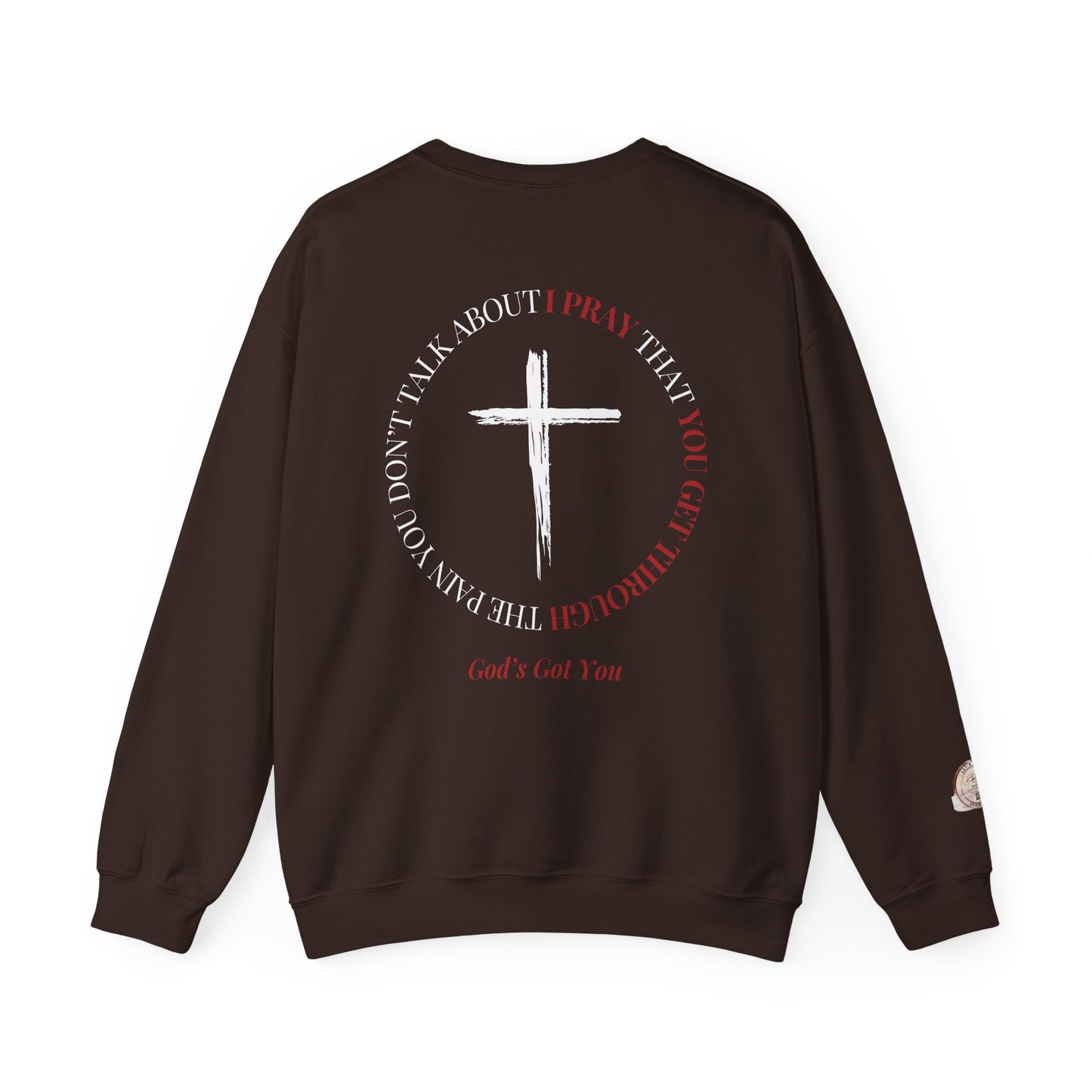 Pray Crewneck Sweatshirt - Faith Inspired Unisex Heavy Blend