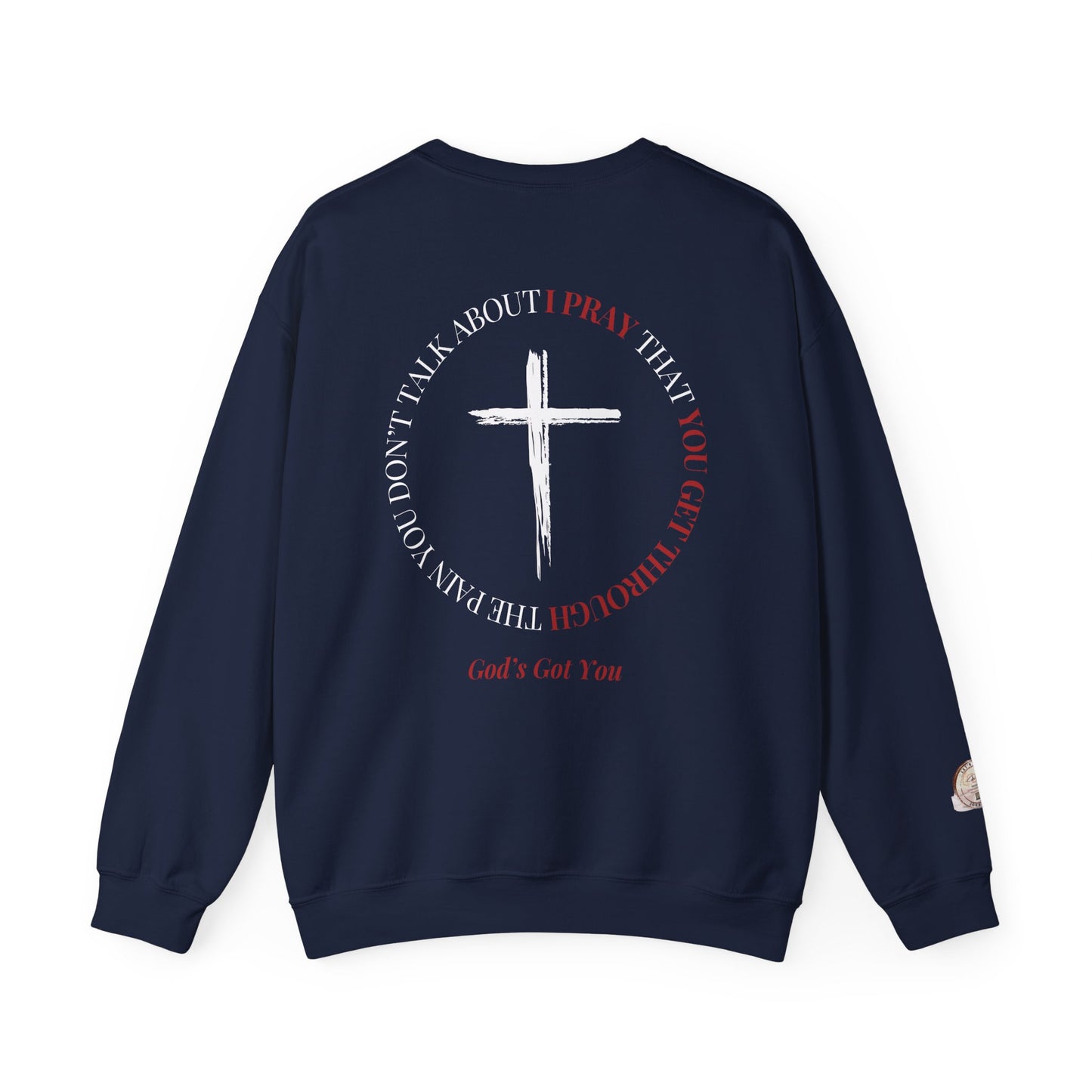 Pray Crewneck Sweatshirt - Faith Inspired Unisex Heavy Blend
