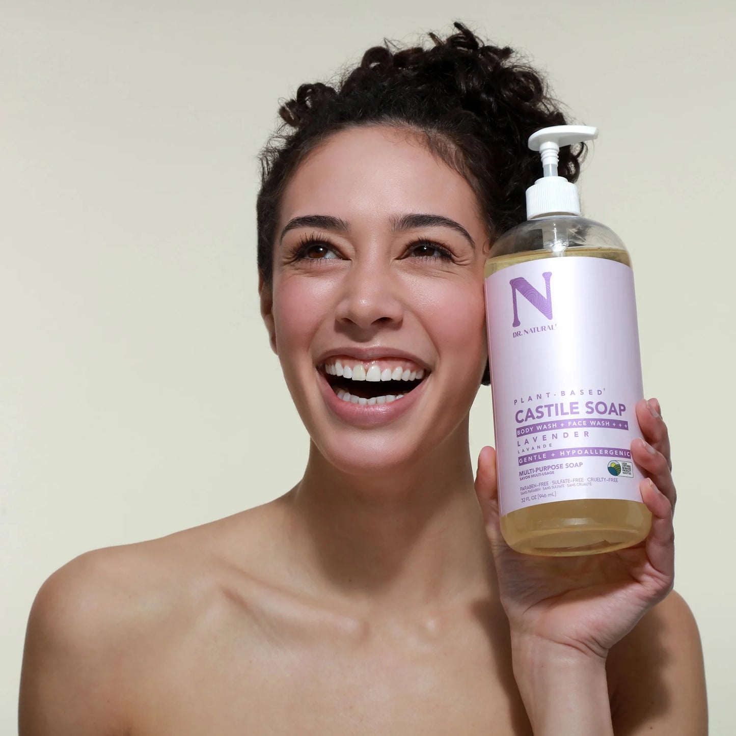 Castile Liquid Soap, Multipurpose Liquid Soap, Lavender, 32 Oz