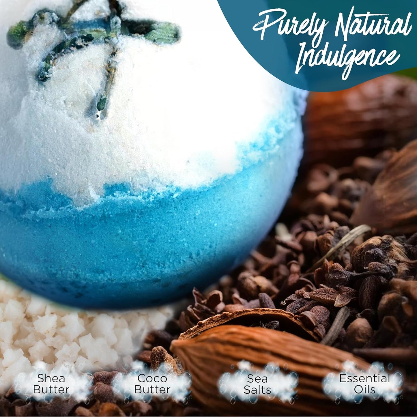 Inspire Bath Bombs for Women, 12 Gorgerous Flower Bath Bombs Topped with Dried Flowers, Luxurious Mother'S Day Gift Set, Brithday Gift, Easter Gift or for Creating Lush Self Care Moment