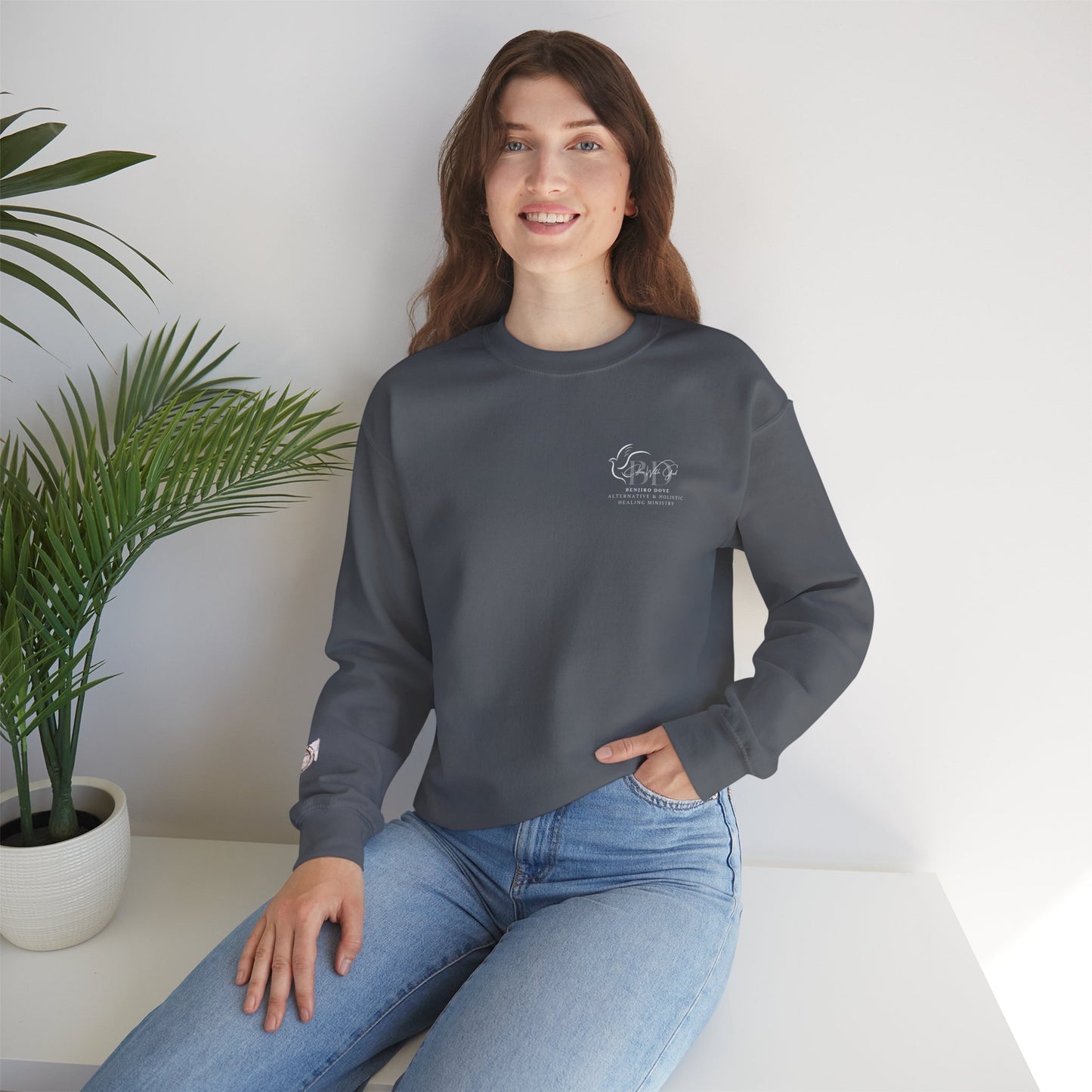 Pray Crewneck Sweatshirt - Faith Inspired Unisex Heavy Blend