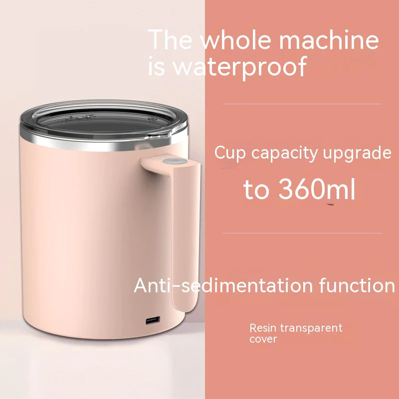 Smart Rechargeable Magnetic Automatic Mixing Coffee Cup 
