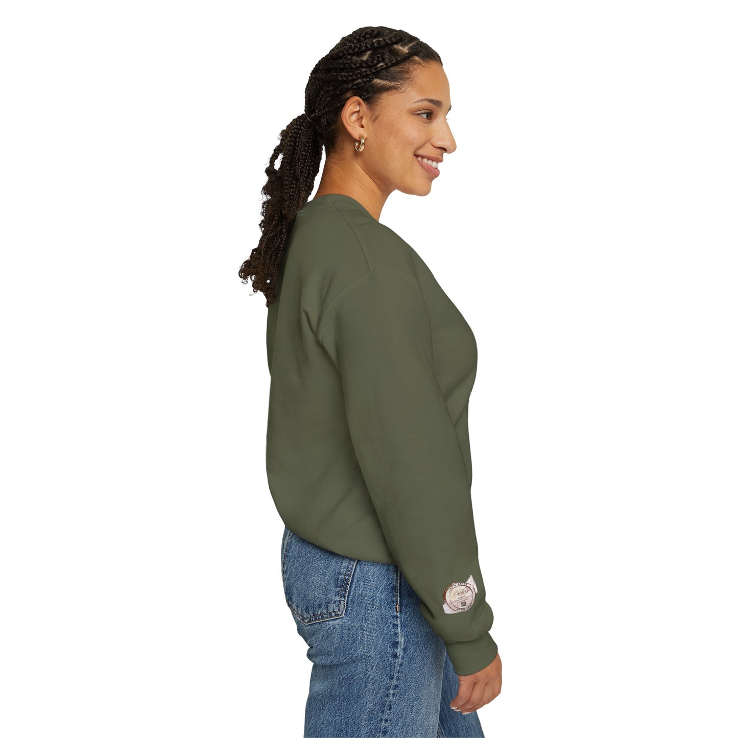 Motivational Crewneck Sweatshirt - "Pray Through" Inspirational Design