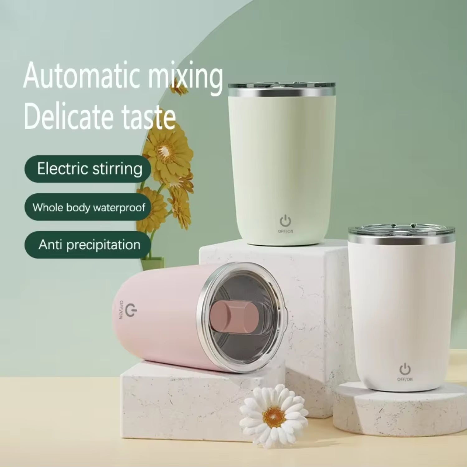 Automatic Rechargeable Self Stirring Mug 