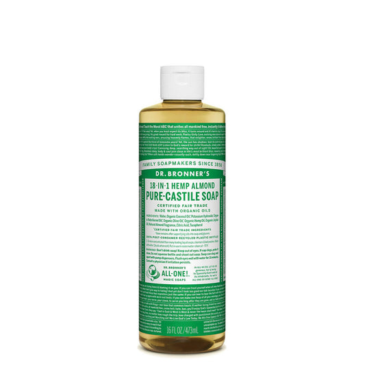 NEW Dr. Bronner'S Hemp Pure-Castile Soap Liquid 473Ml 18-In-1 All Scent Bronners